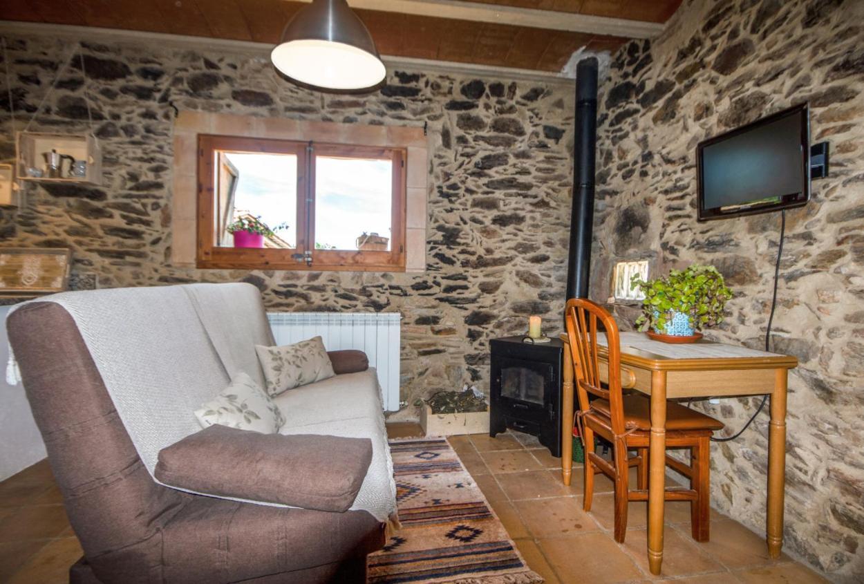 Apartamento Duplex Rural Con Chimenea Y Vistas Panoramicas Desde La Cama Sant Marti Sacalm Екстер'єр фото