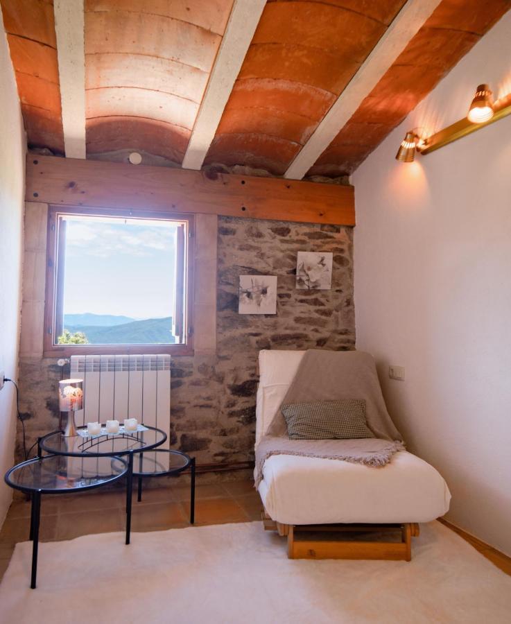 Apartamento Duplex Rural Con Chimenea Y Vistas Panoramicas Desde La Cama Sant Marti Sacalm Екстер'єр фото
